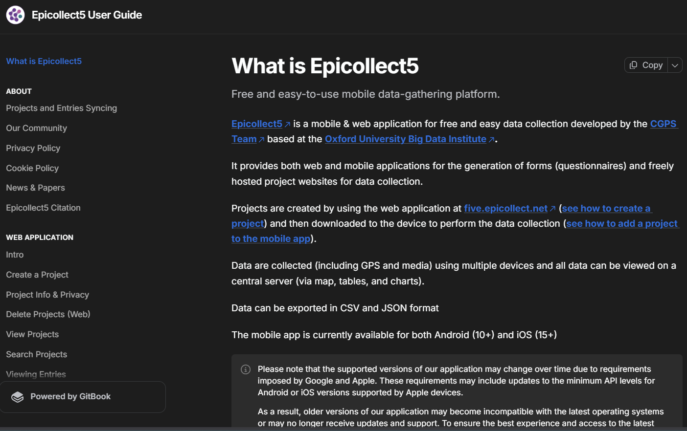 Epicollect5 Preview